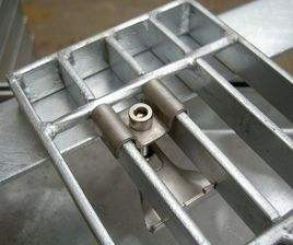 熱浸鍍鋅鋼格柵板固定安裝 熱浸鍍鋅鋼格柵板固定安裝